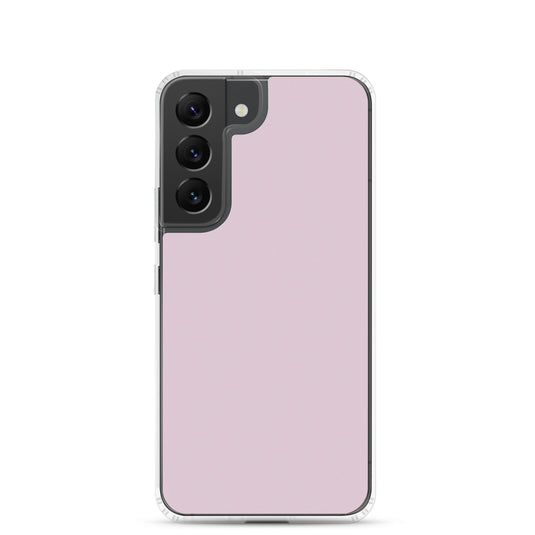 Pale Twilight Pink Samsung Clear Thin Case Plain Color CREATIVETECH