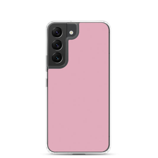 Melanie Pink Samsung Clear Thin Case Plain Color CREATIVETECH