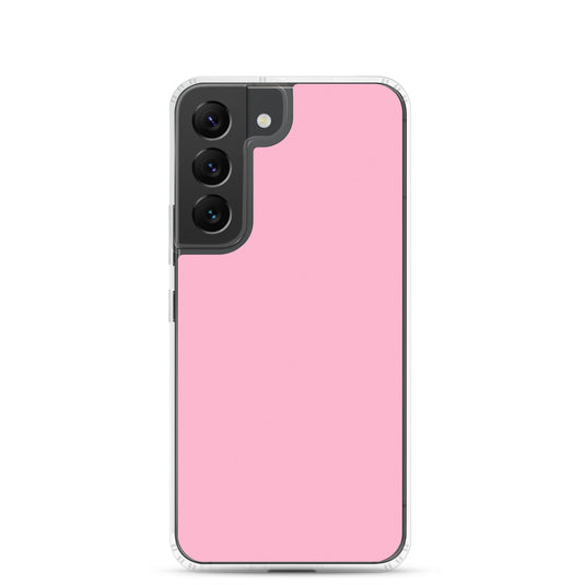 Cotton Candy Pink Samsung Clear Thin Case Plain Color CREATIVETECH