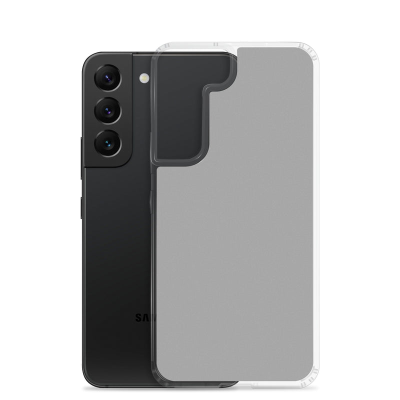 Load image into Gallery viewer, Nobel Grey Samsung Clear Thin Case Plain Color CREATIVETECH