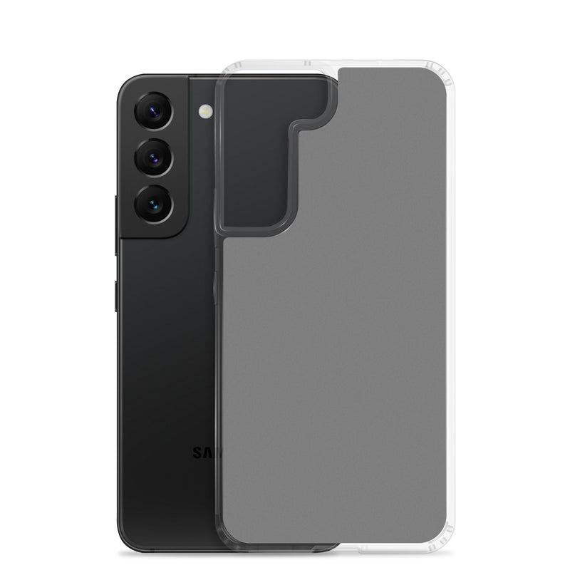 Load image into Gallery viewer, Zambezi Grey Samsung Clear Thin Case Plain Color CREATIVETECH