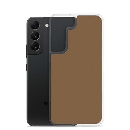 Brown Samsung Clear Thin Case Plain Color CREATIVETECH