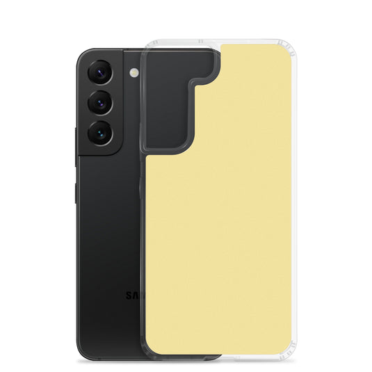 Vis Vis Yellow Samsung Clear Thin Case Plain Color CREATIVETECH