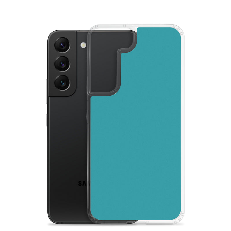 Load image into Gallery viewer, Eastern Blue Samsung Clear Thin Case Plain Color CREATIVETECH