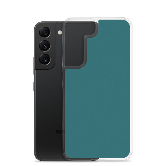 Sherpa Blue Samsung Clear Thin Case Plain Color CREATIVETECH