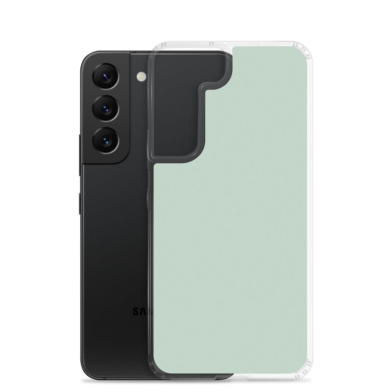 Load image into Gallery viewer, Shallow Edgewater Blue Samsung Clear Thin Case Plain Color CREATIVETECH