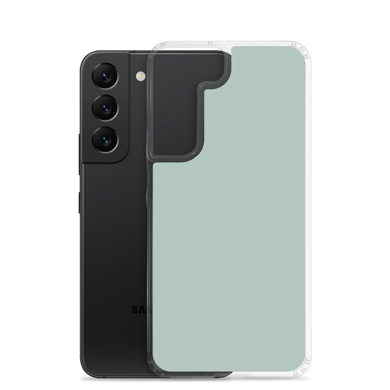 Load image into Gallery viewer, Opal Green Blue Samsung Clear Thin Case Plain Color CREATIVETECH