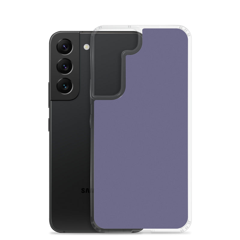 Load image into Gallery viewer, Corn Flower Blue Samsung Clear Thin Case Plain Color CREATIVETECH