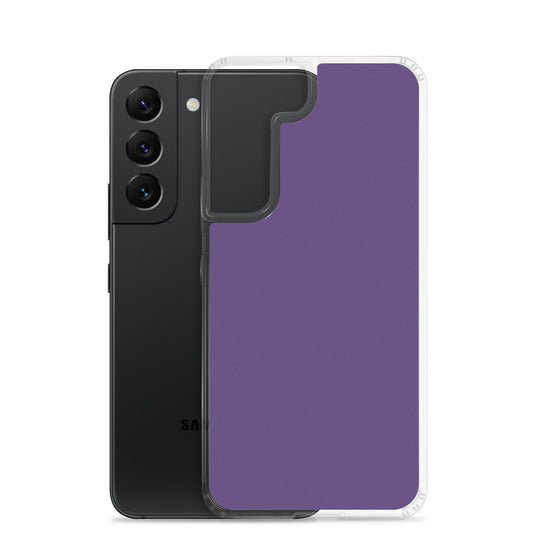 Purple Samsung Clear Thin Case Plain Color CREATIVETECH