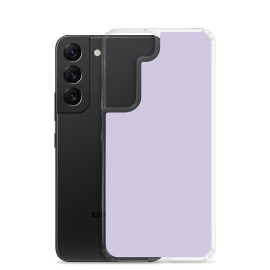 Fog Violet Samsung Clear Thin Case Plain Color CREATIVETECH