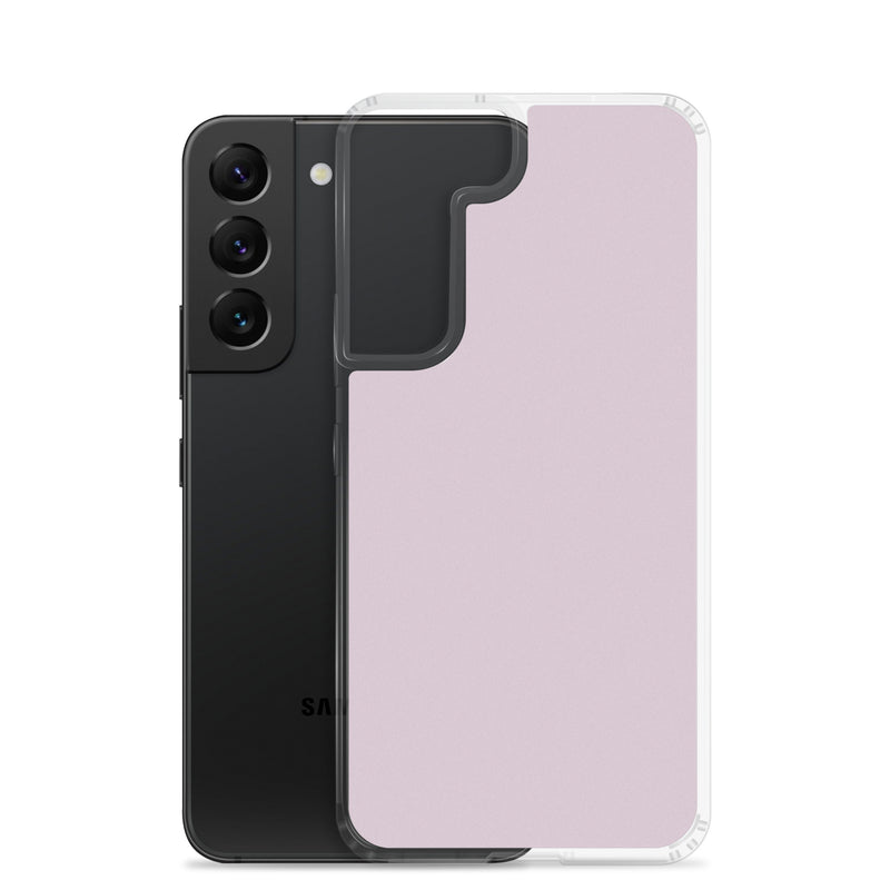 Load image into Gallery viewer, Pale Twilight Pink Samsung Clear Thin Case Plain Color CREATIVETECH