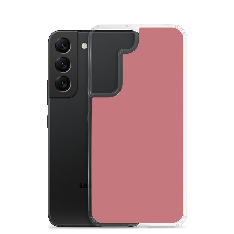 Load image into Gallery viewer, Mandy Red Samsung Clear Thin Case Plain Color CREATIVETECH