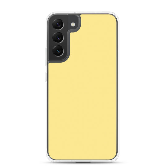 Vis Vis Yellow Samsung Clear Thin Case Plain Color CREATIVETECH