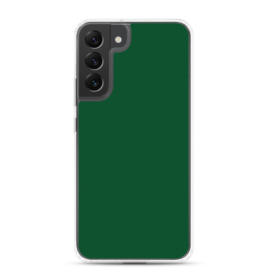 Forest Green Samsung Clear Thin Case Plain Color CREATIVETECH