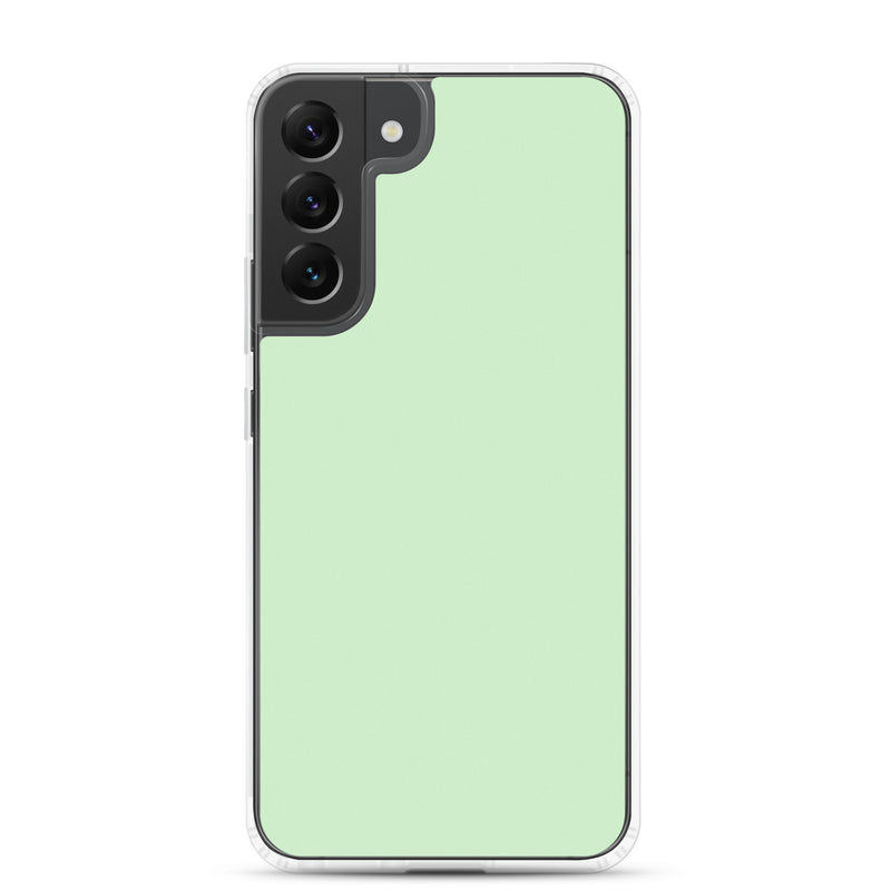 Load image into Gallery viewer, Tara Green Samsung Clear Thin Case Plain Color CREATIVETECH