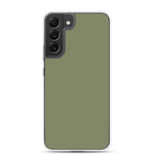 Finch Green Samsung Clear Thin Case Plain Color CREATIVETECH