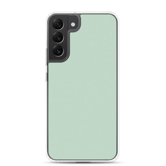 Shallow Edgewater Blue Samsung Clear Thin Case Plain Color CREATIVETECH