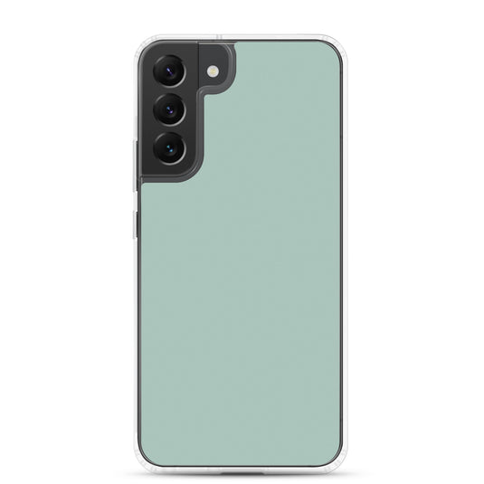 Opal Green Blue Samsung Clear Thin Case Plain Color CREATIVETECH