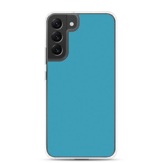 Blue Samsung Clear Thin Case Plain Color CREATIVETECH