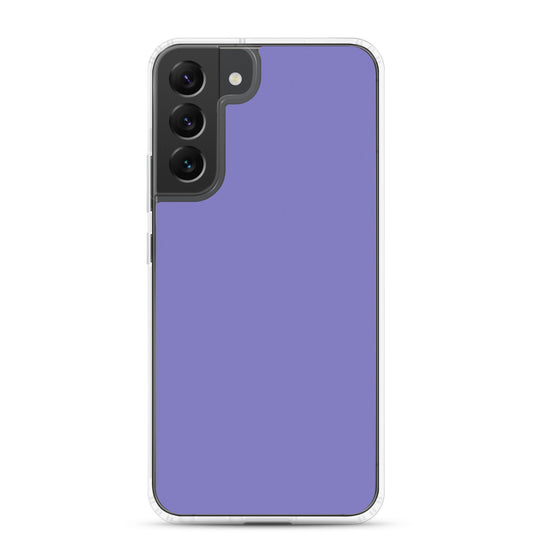 Moody Blue Purple Samsung Clear Thin Case Plain Color CREATIVETECH