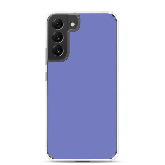 Medium Slate Blue Samsung Clear Thin Case Plain Color CREATIVETECH