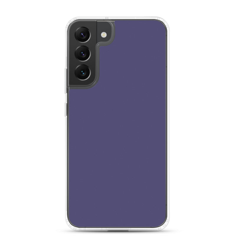 Load image into Gallery viewer, Corn Flower Blue Samsung Clear Thin Case Plain Color CREATIVETECH