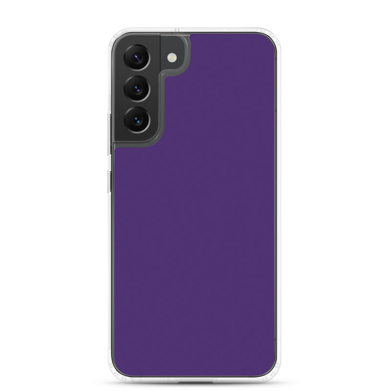 Load image into Gallery viewer, Purple Samsung Clear Thin Case Plain Color CREATIVETECH