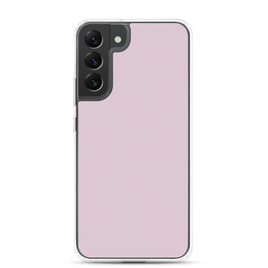 Pale Twilight Pink Samsung Clear Thin Case Plain Color CREATIVETECH