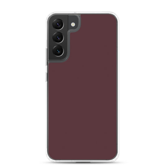 Cab Sav Brown Samsung Clear Thin Case Plain Color CREATIVETECH
