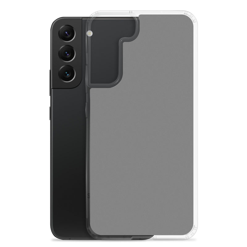 Load image into Gallery viewer, Grey Samsung Clear Thin Case Plain Color CREATIVETECH