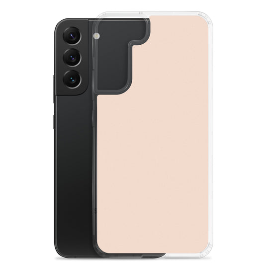 Cinderella Orange Pink Samsung Clear Thin Case Plain Color CREATIVETECH
