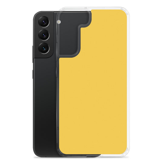 Yellow Samsung Clear Thin Case Plain Color CREATIVETECH