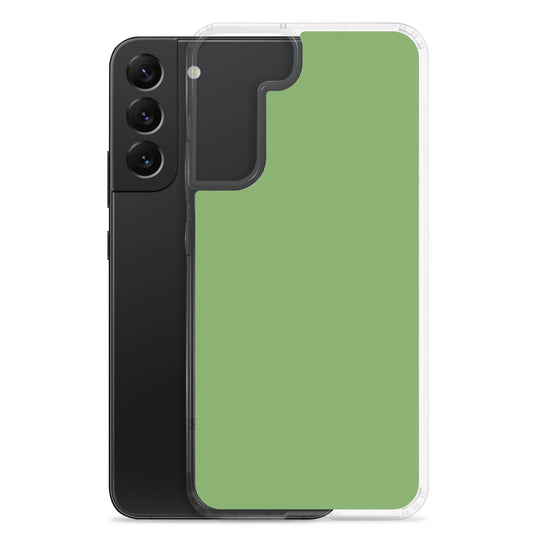 Green Samsung Clear Thin Case Plain Color CREATIVETECH