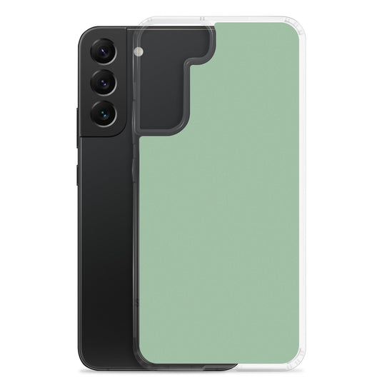 Sea Green Samsung Clear Thin Case Plain Color CREATIVETECH