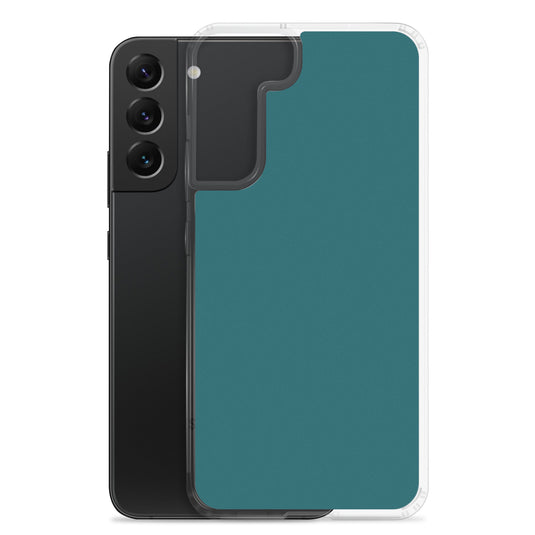 Sherpa Blue Samsung Clear Thin Case Plain Color CREATIVETECH