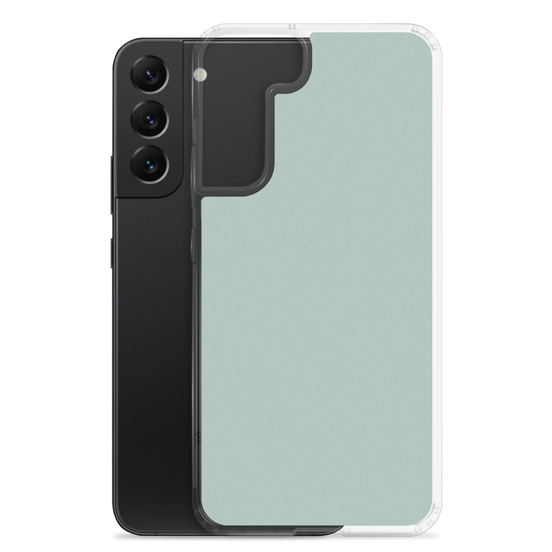 Load image into Gallery viewer, Opal Green Blue Samsung Clear Thin Case Plain Color CREATIVETECH