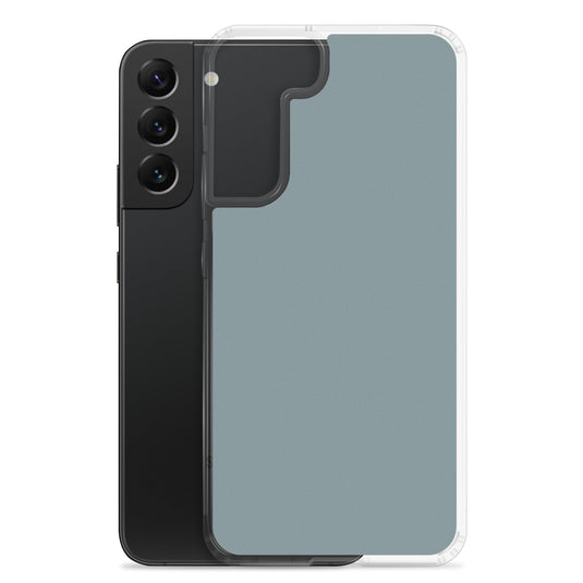 Gothic Blue Samsung Clear Thin Case Plain Color CREATIVETECH