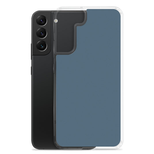 Arapawa Blue Samsung Clear Thin Case Plain Color CREATIVETECH