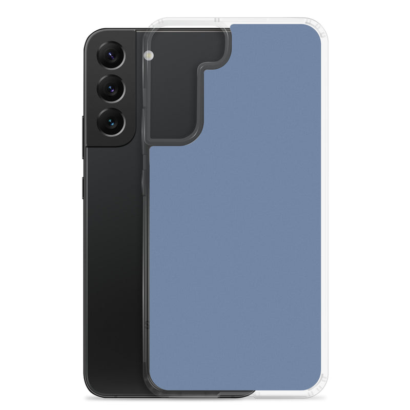 Load image into Gallery viewer, Kashmir Blue Samsung Clear Thin Case Plain Color CREATIVETECH
