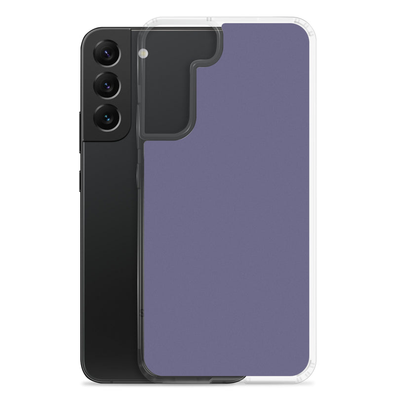 Load image into Gallery viewer, Corn Flower Blue Samsung Clear Thin Case Plain Color CREATIVETECH