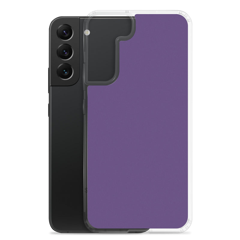 Load image into Gallery viewer, Purple Samsung Clear Thin Case Plain Color CREATIVETECH