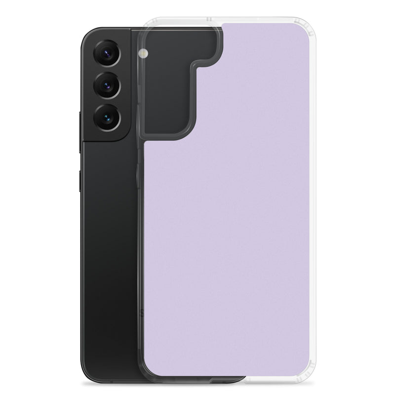 Load image into Gallery viewer, Fog Violet Samsung Clear Thin Case Plain Color CREATIVETECH