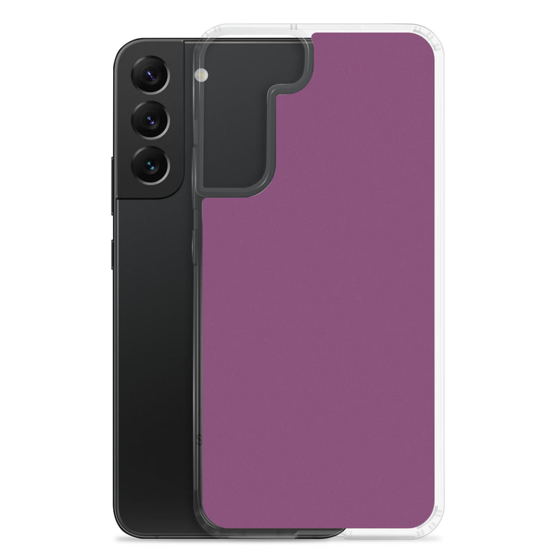 Load image into Gallery viewer, Palatinate Purple Samsung Clear Thin Case Plain Color CREATIVETECH
