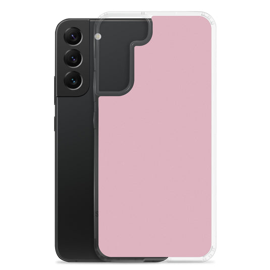 Melanie Pink Samsung Clear Thin Case Plain Color CREATIVETECH