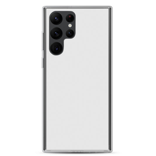 Light Grey Samsung Clear Thin Case Plain Color CREATIVETECH