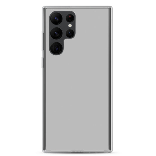 Silver Grey Samsung Clear Thin Case Plain Color CREATIVETECH