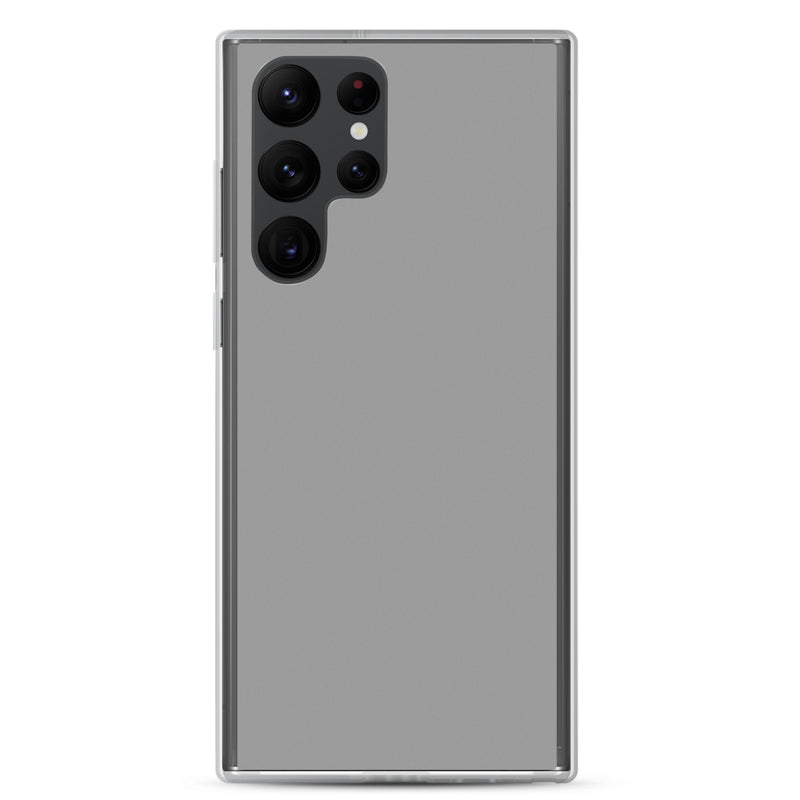 Load image into Gallery viewer, Nobel Grey Samsung Clear Thin Case Plain Color CREATIVETECH