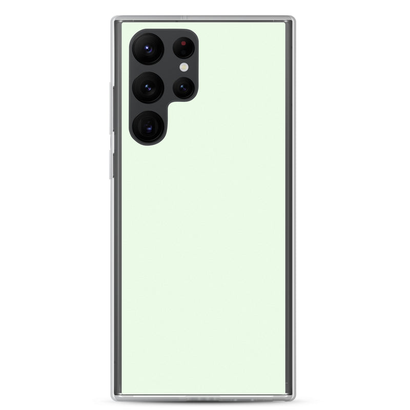 Load image into Gallery viewer, Honeydew Green Samsung Clear Thin Case Plain Color CREATIVETECH