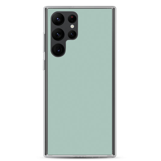 Opal Green Blue Samsung Clear Thin Case Plain Color CREATIVETECH