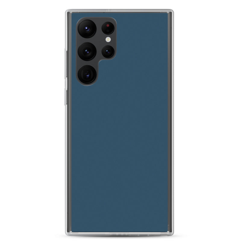 Load image into Gallery viewer, Arapawa Blue Samsung Clear Thin Case Plain Color CREATIVETECH